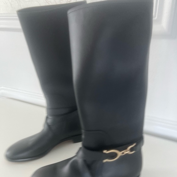 Salvatore ferragamo riding boots size 6 NWT - Picture 3 of 14